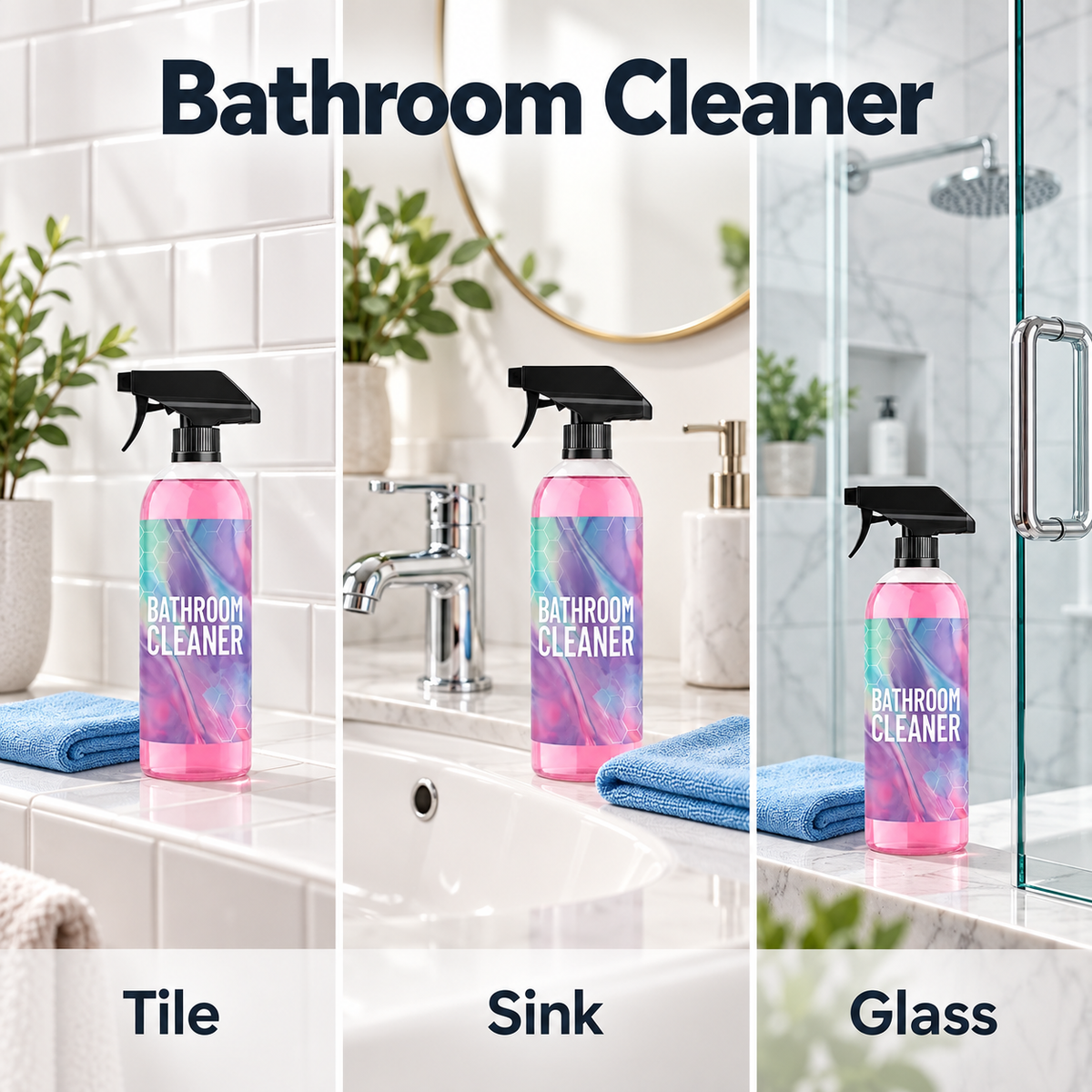 🌟🌟 Bathroom Cleaner: Sparkle in Seconds, No Harsh Fumes
