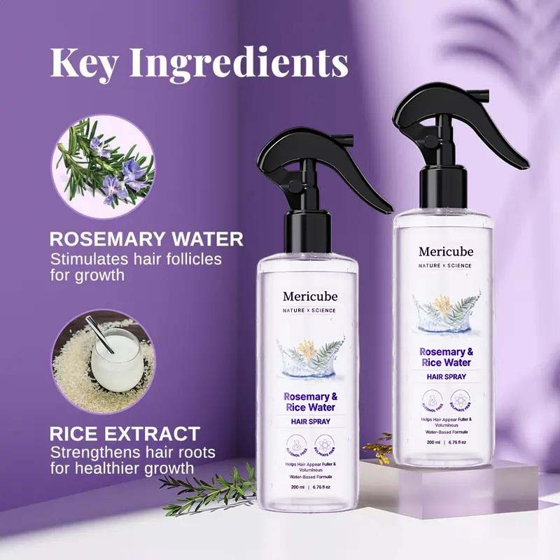 Rosemary & Rice Water Hair Spray | 200 mL source product image