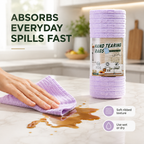 Multipurpose Reusable Tear-Off Cleaning Cloth Roll