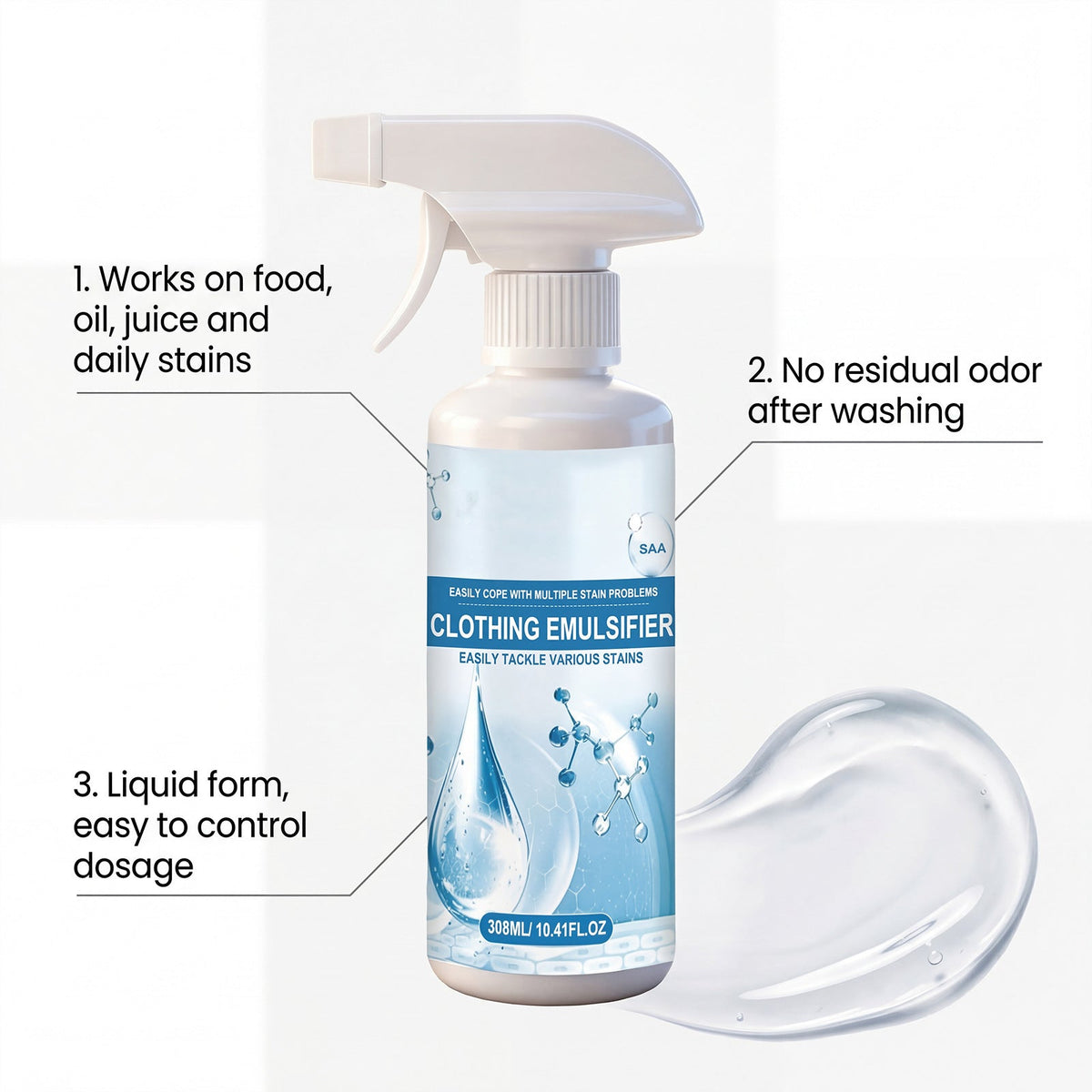 🧺 Powerful Stain Remover | Protect Color & Keep Clothes Fresh