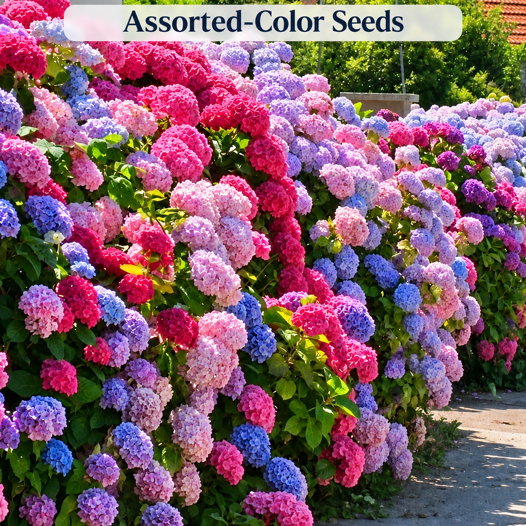 Assorted-Color Seeds hydrangea color style