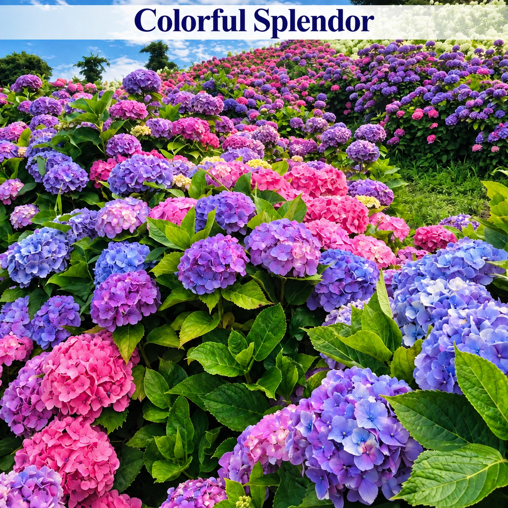 Colorful Splendor hydrangea color style
