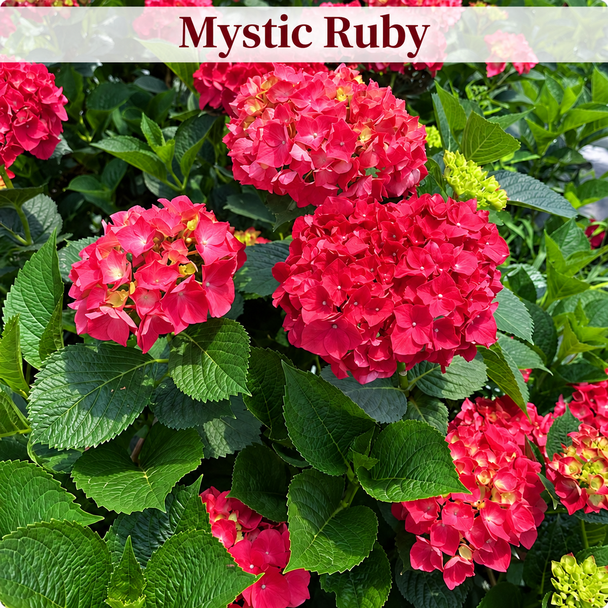 Mystic Ruby hydrangea color style