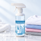 308 mL stain remover spray with folded white and colored laundry