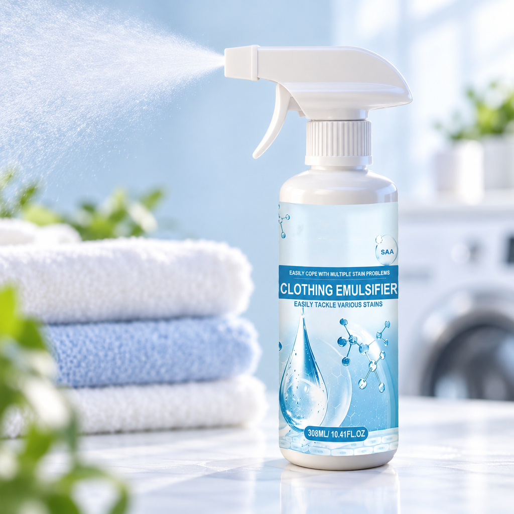 Fine mist trigger spray for targeted stain pre-treatment